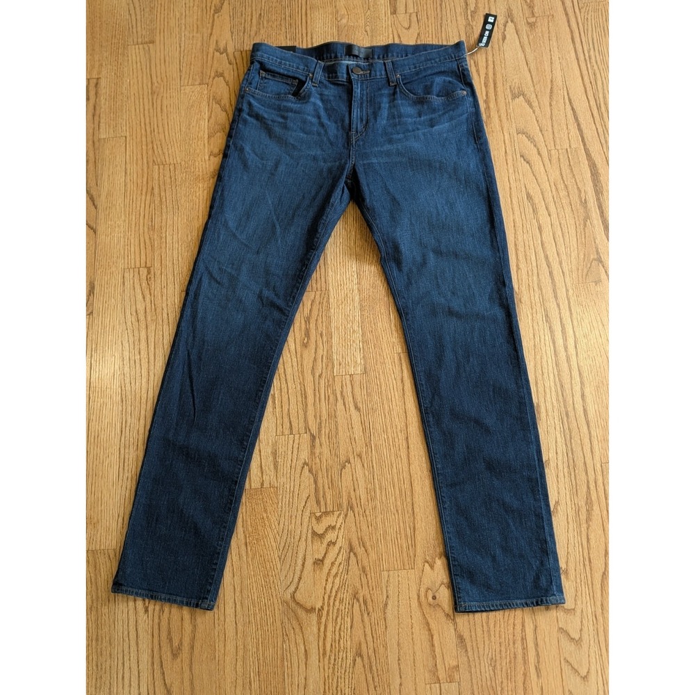 J Brand Tyler Slim Fit Men's Denim Jeans Made in USA 36x34 New Striaght Leg